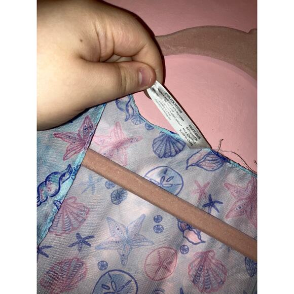 Salty Starfish sea shell kimono one size - Picture 2 of 5